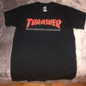 Thrasher Black & Red Tee